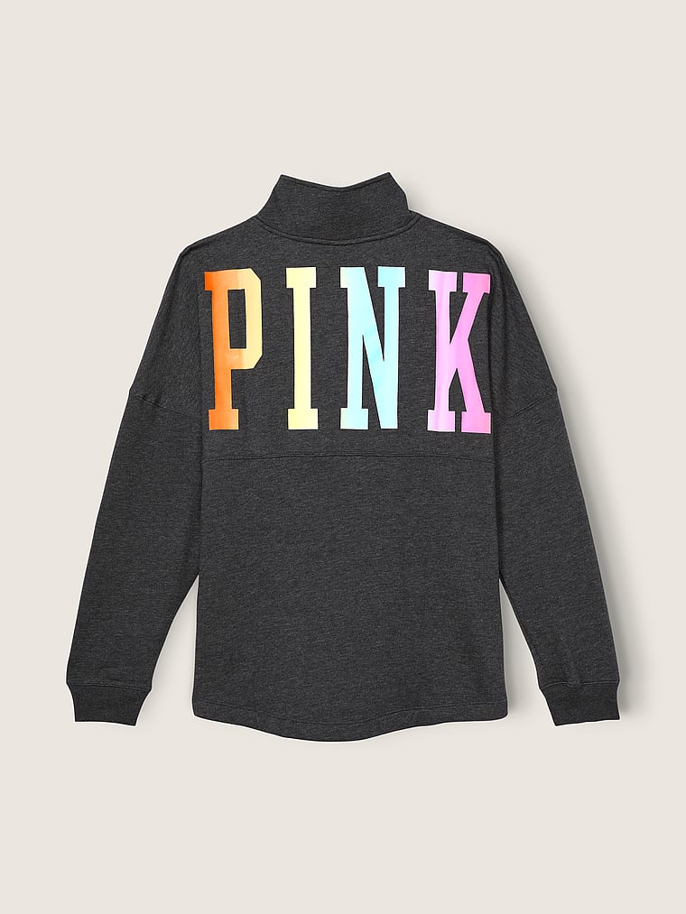 Oversized Zip Up Hoodie - PINK