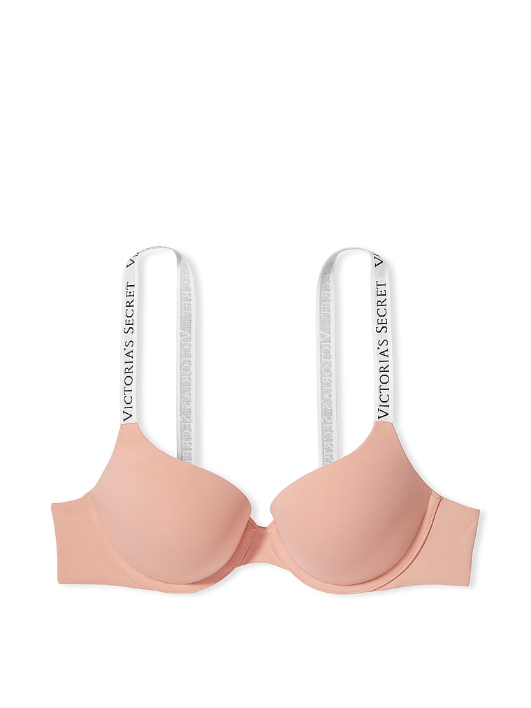 Victoria's Secret, The T-shirt Push-Up Perfect Shape Bra, offModelFront, 3 of 3