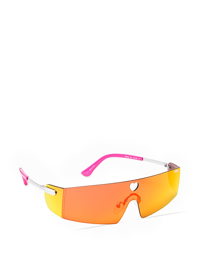 pink shield sunglasses