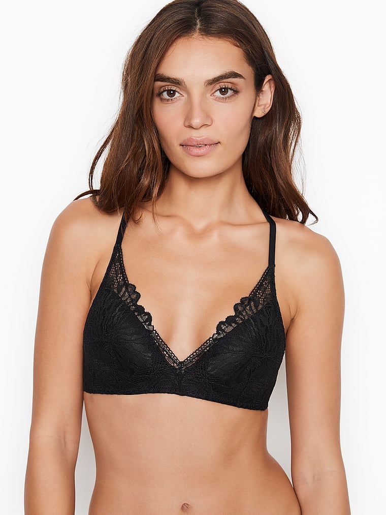Lightly-Lined Lace Half-pad Wireless Bra - Incredible by Victoria's Secret  - vs