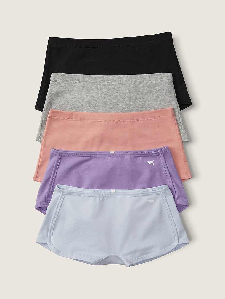 Victoria's Secret Small PINK Cotton Boyshort Panties NWT Free shipping