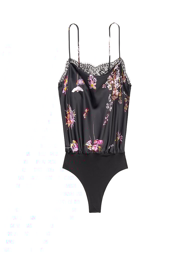 Satin Cowl Neck Bodysuit Victoria S Secret Vs