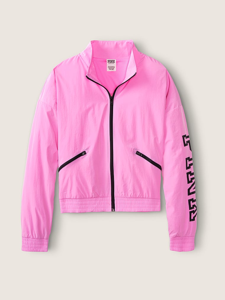 Mock-Neck Anorak - PINK - pink