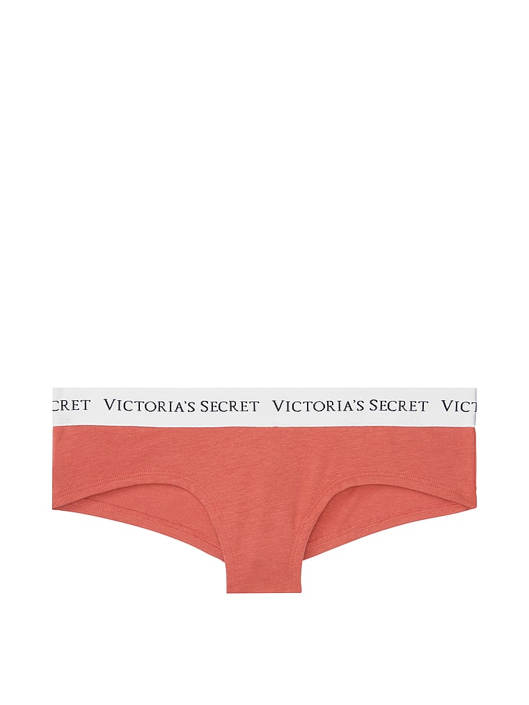 VictoriasSecret Stretch Cotton Logo Cheeky Panty - 11156957-3S06