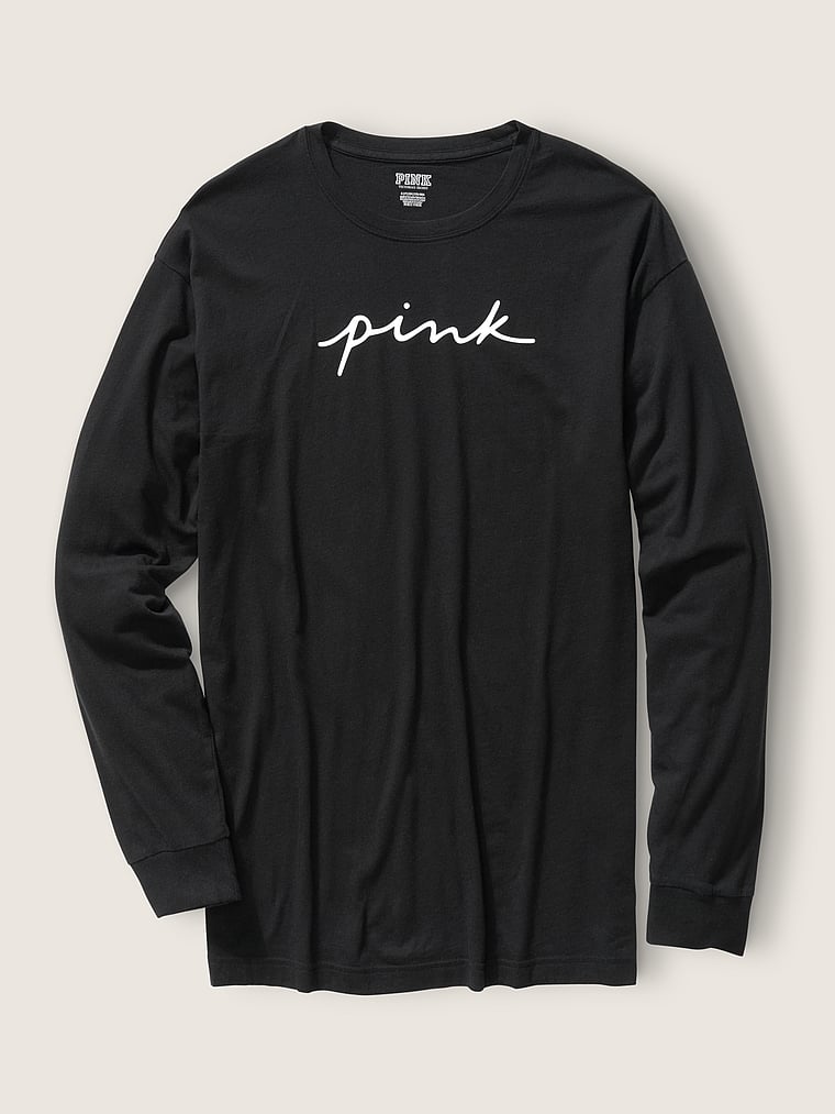 Campus Long Sleeve Tee - PINK