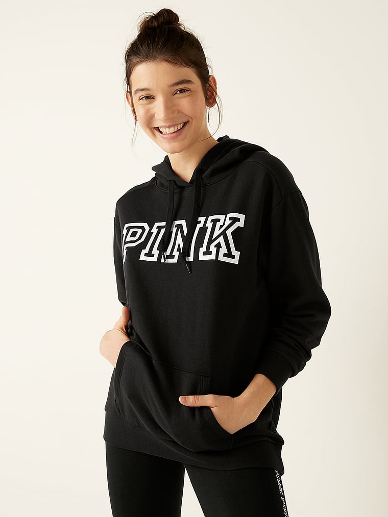 boxed campus pullover pink