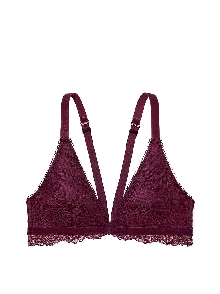VictoriasSecret Velvet Front-close Bralette. 3
