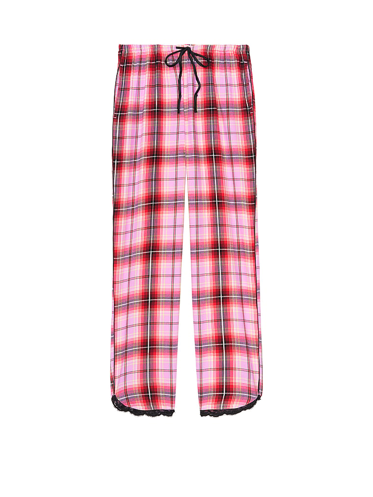 VictoriasSecret Wide-leg Flannel PJ Pant. 2