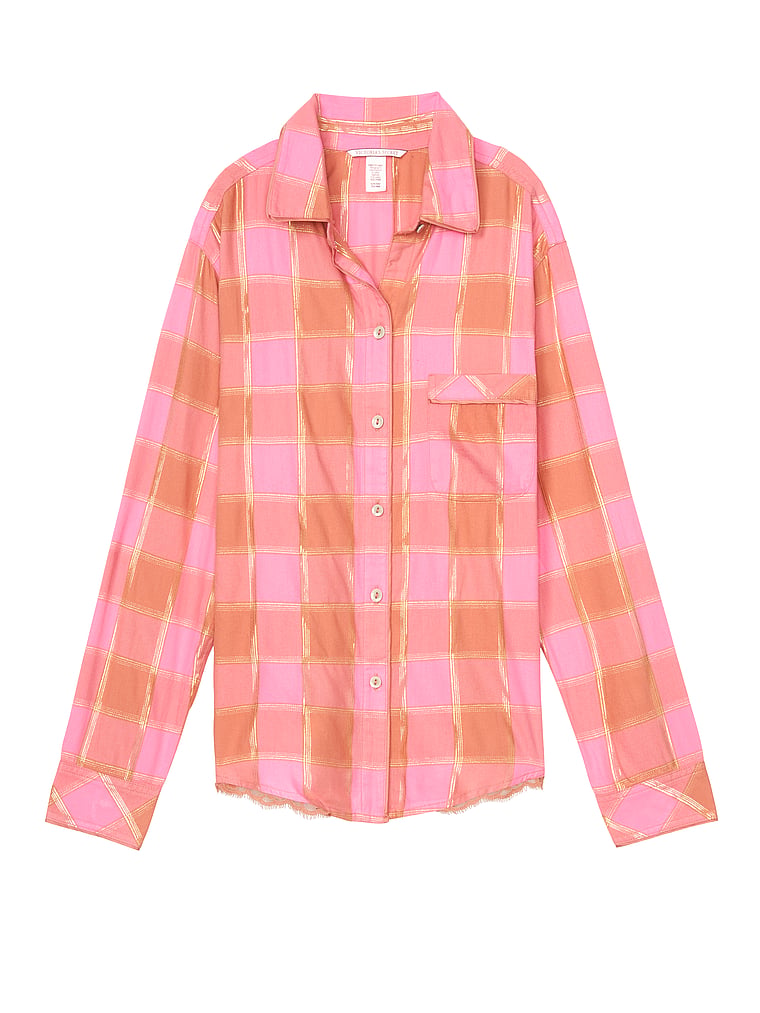 Flannel Top - Victoria's Secret - vs
