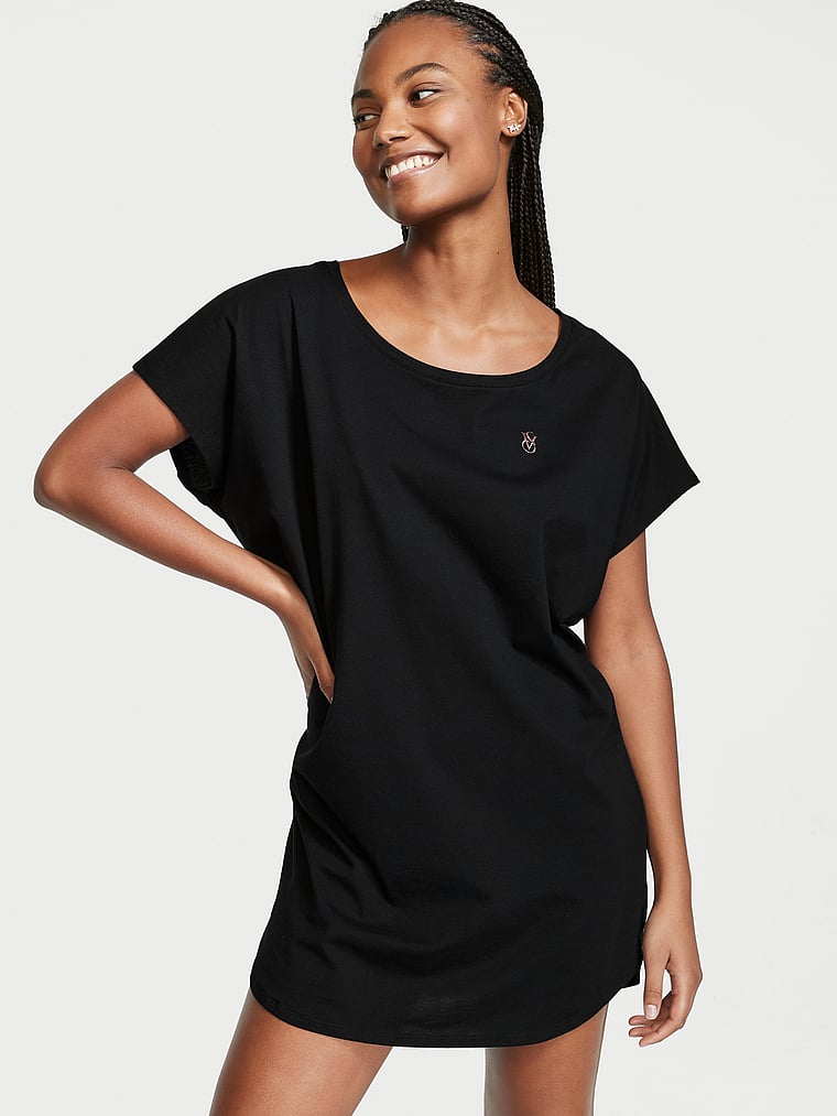 Lightweight Cotton Dolman Sleepshirt 