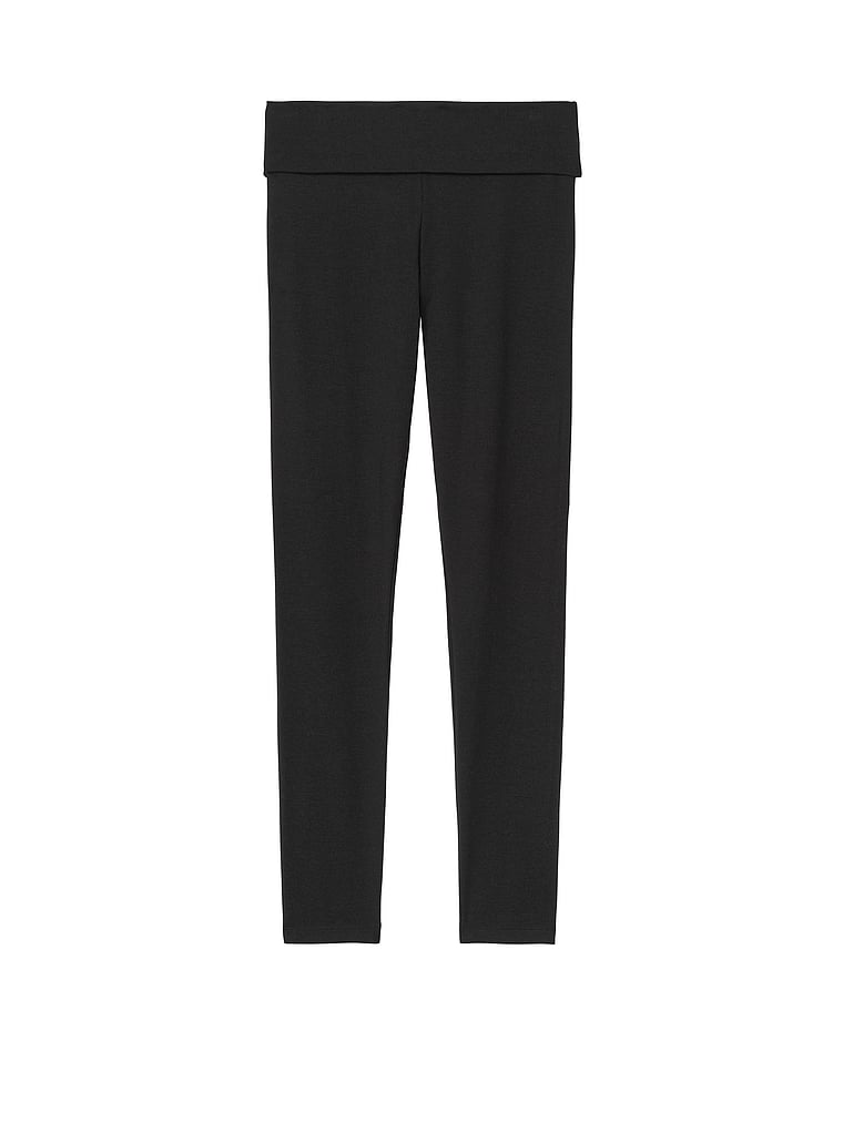 Yoga Foldover Cotton Legging - Victoria 