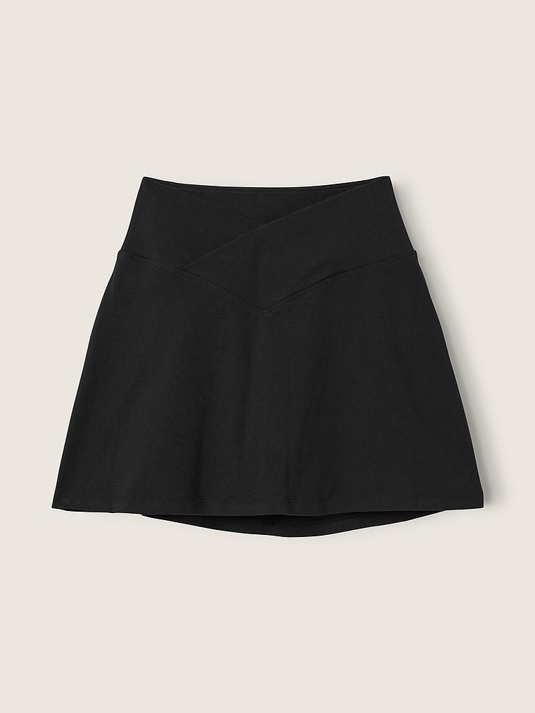 Cotton V Crossover Skort - Apparel - PINK