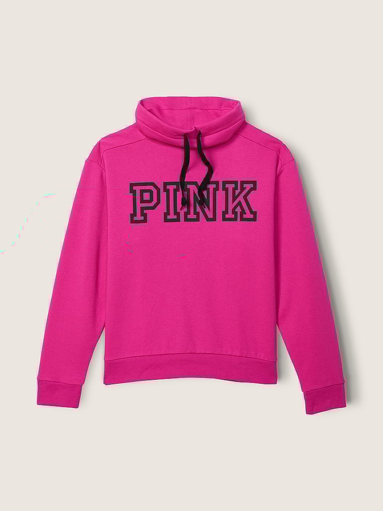 pink brand fleece pullover