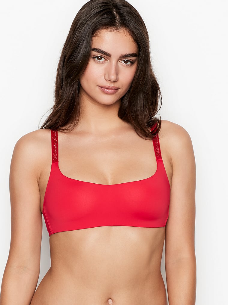 Lightly lined wireless scoop bra Clearance
