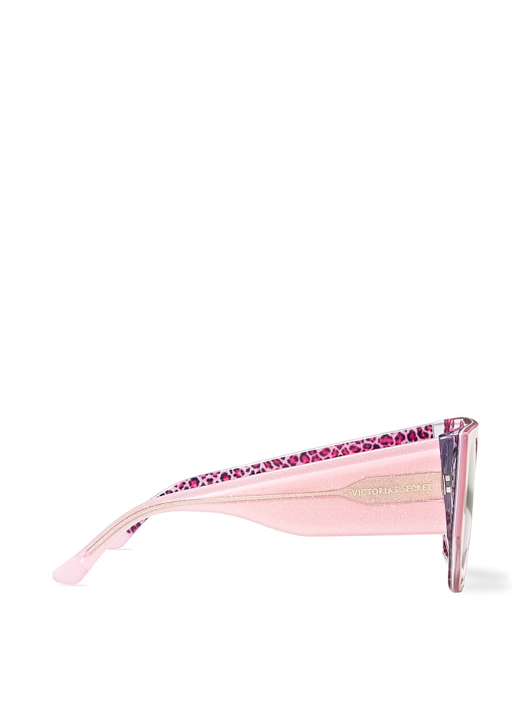 Oversized Flat-Top Sunglasses 