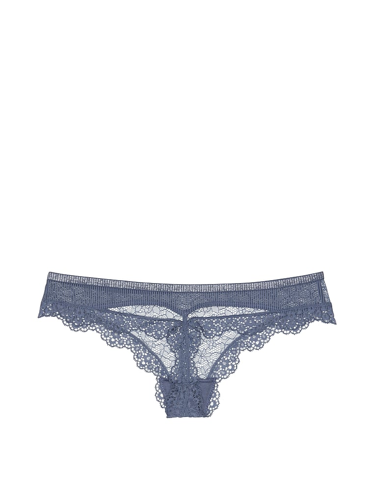 VictoriasSecret Sheer Mesh Cutout Thong Panty. 1