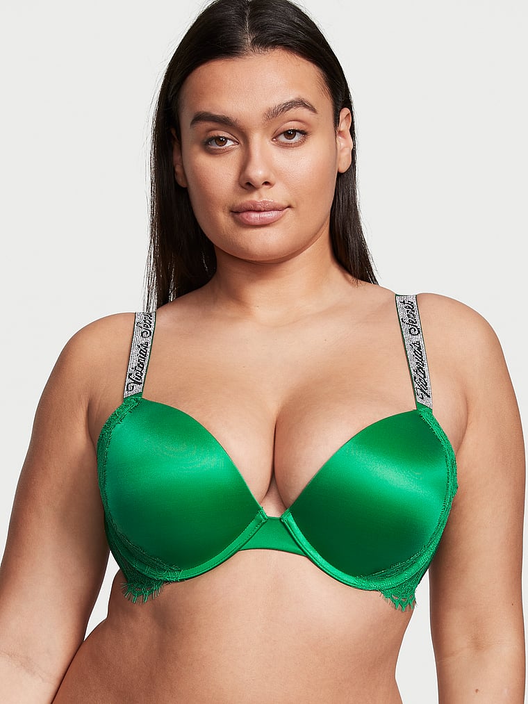 Victoria's Secret Incredible Wireless Push Up Bra, Padded, Moderate  Coverage, Bras for Women (32B-38D)