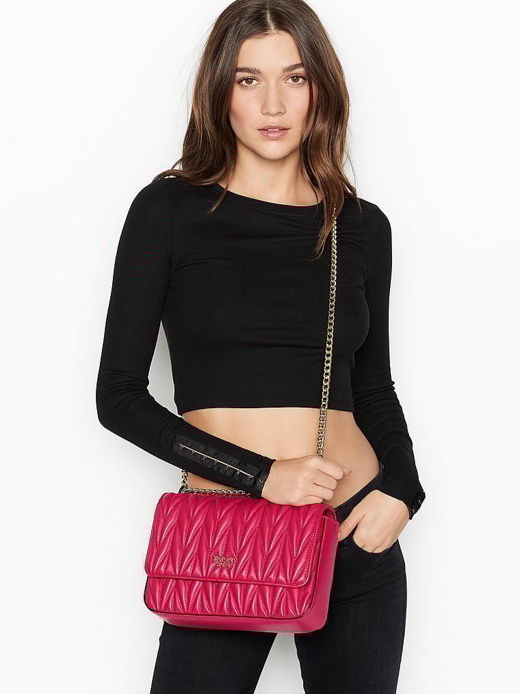 Chevron Quilt Small Bond Street Shoulder Bag 2025