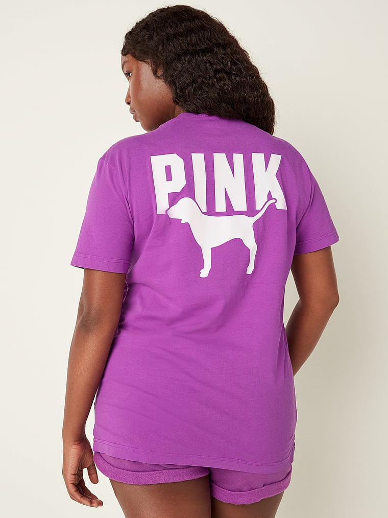 Tussi on Tour T-Shirt Pink mit Strass Größe L 