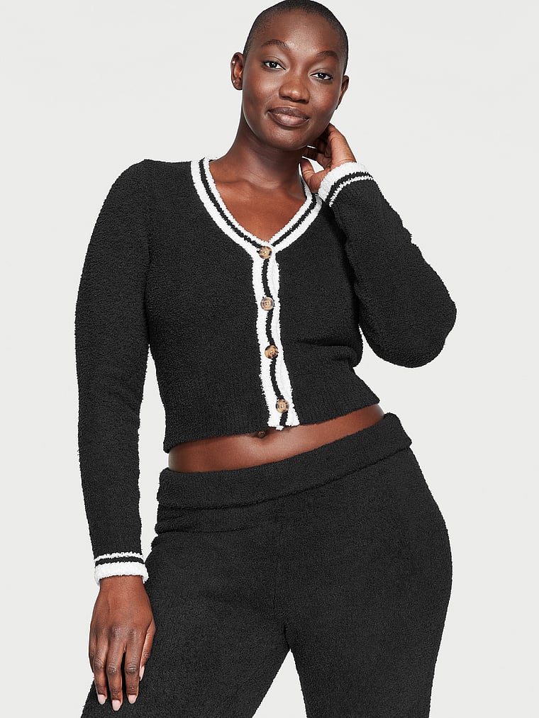 Cozy Knit Cropped Cardigan Sweater - Apparel - Victoria's Secret
