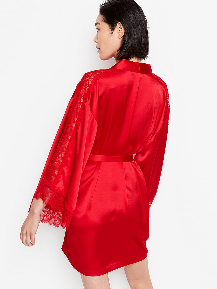Vs Robe Buy Lace Inset Robe, Lipstick - Order Robes online - Victoria's Secret US