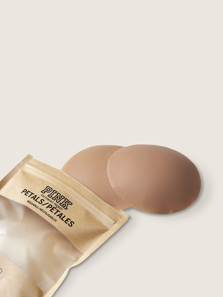 PINK Nipple Covers, Mocha Latte, offModelBack, 2 of 2