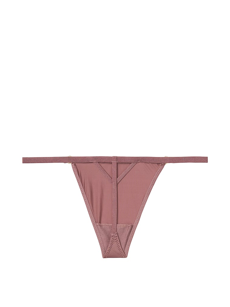 VictoriasSecret Shine Chantilly Lace V-string Panty. 2 VictoriasSecret Shine Chantilly Lace V-string Panty. 2