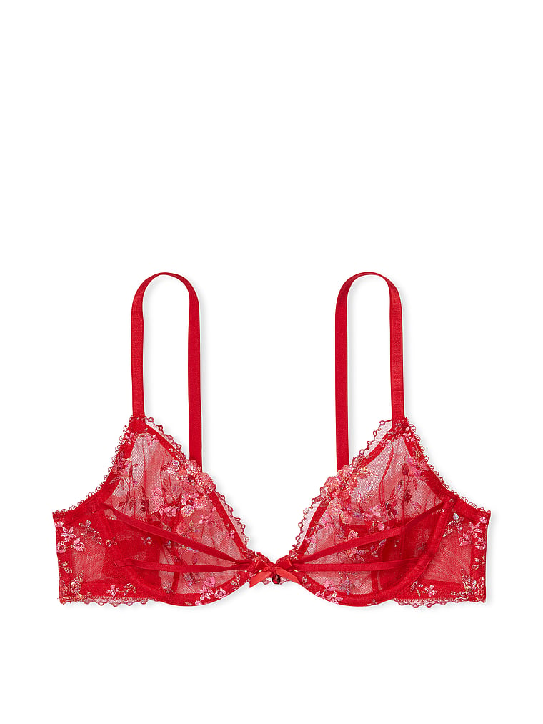 Buy Victoria's Secret Lipstick Red Lace Unlined Bralette from Next