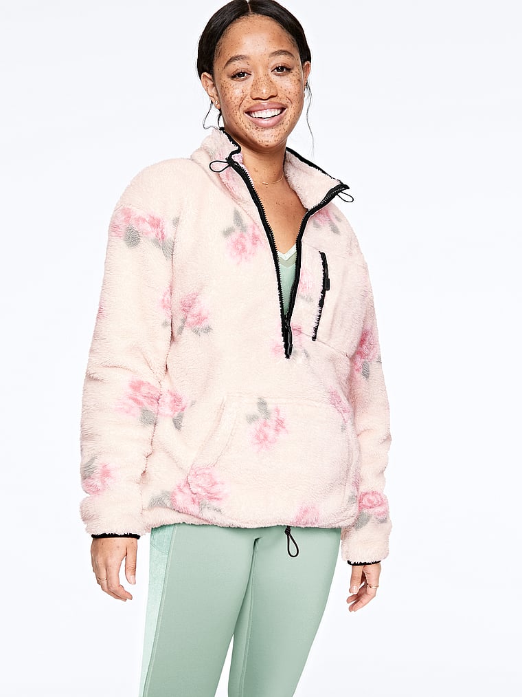 black teddy cropped jacket