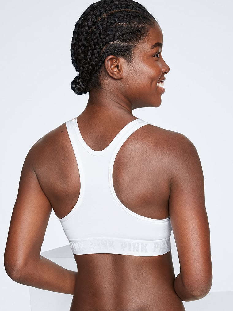 pink gym bra