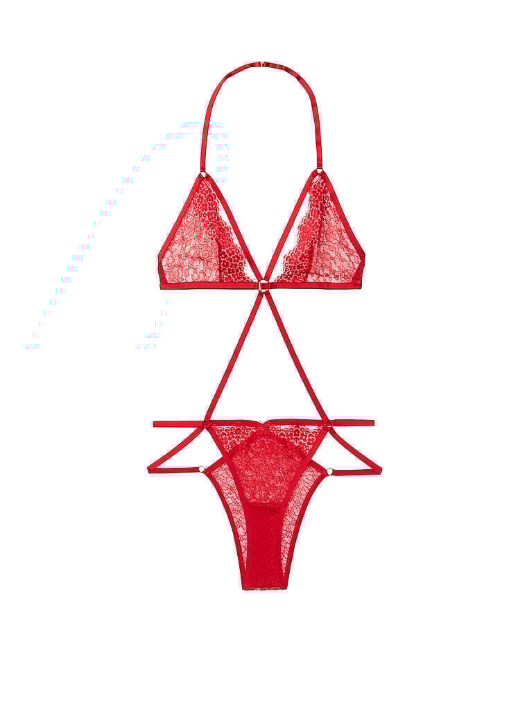 strappy eyelash lace teddy victoria's secret
