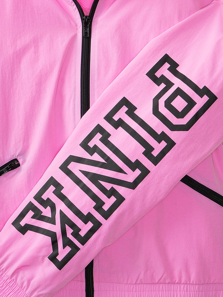 Mock-Neck Anorak - PINK - pink