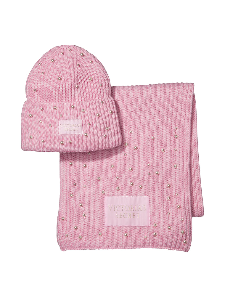 Embellished Beanie \u0026 Scarf Set 