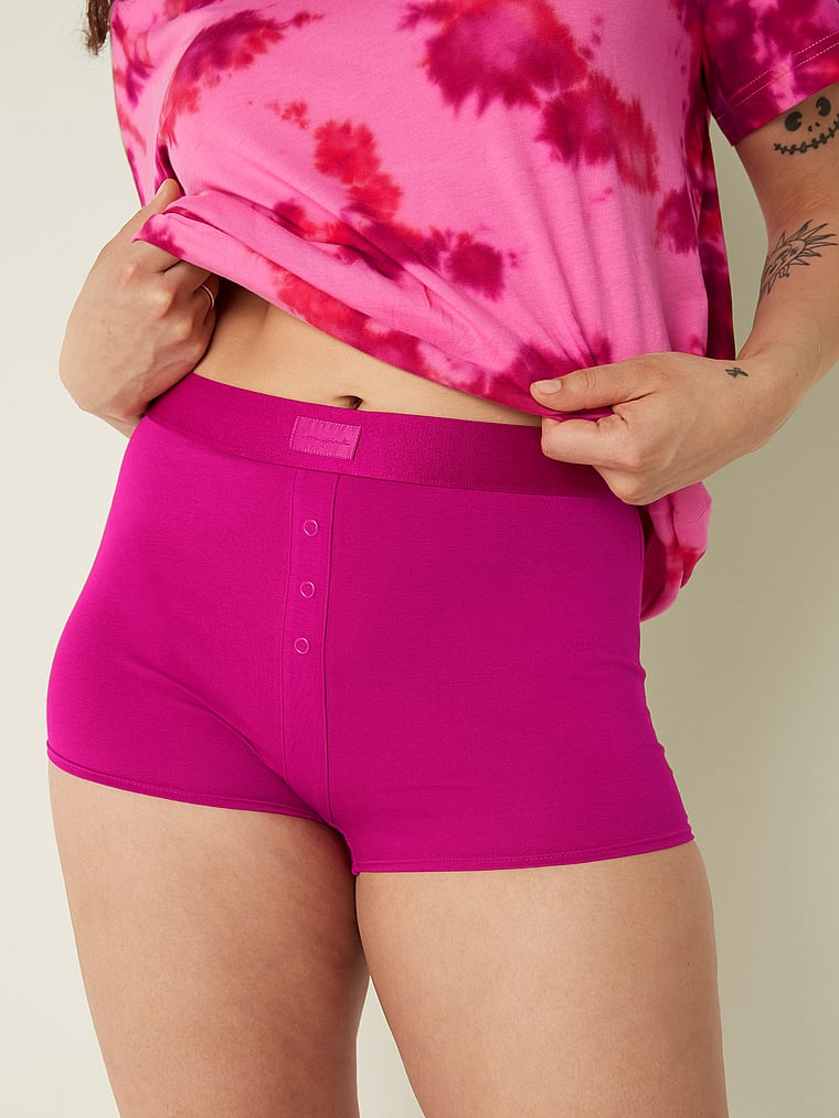 High Waist Shortie Panty - PINK