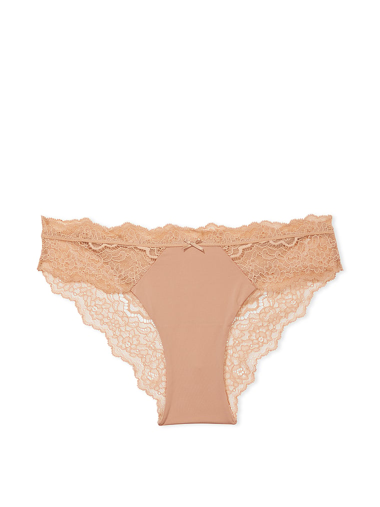 Buy Lace Trim Cheekini Panty, Sweet Praline - Order Panties online ...