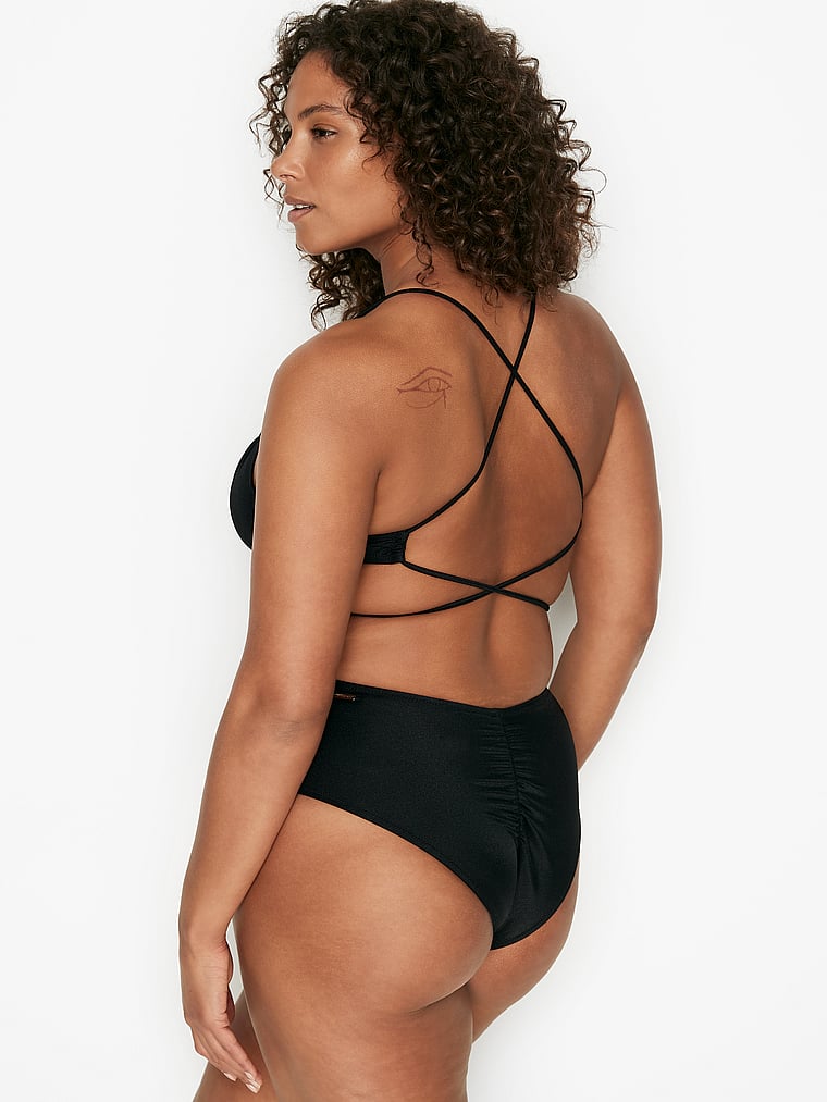 victoria secret black monokini
