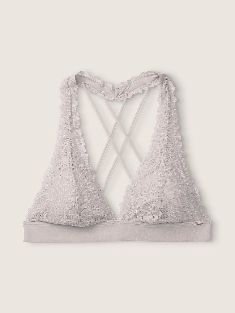 white lace halter