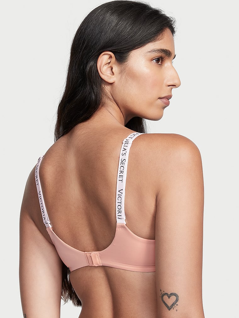 Victoria's Secret, The T-shirt Push-Up Perfect Shape Bra, onModelBack, 2 of 3