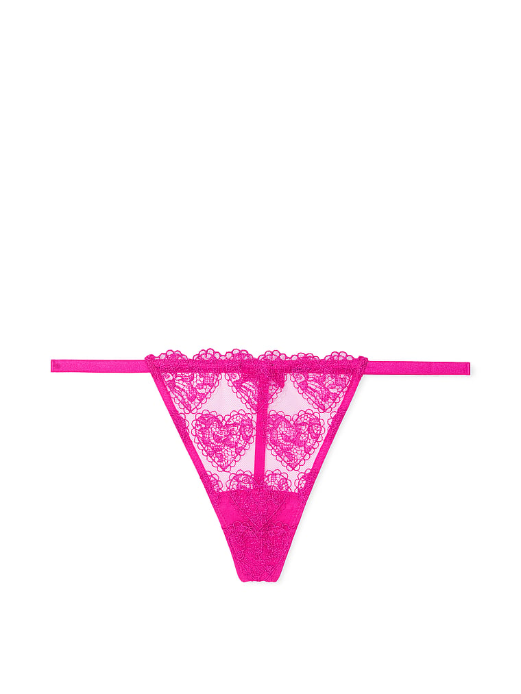 Heart Embroidery V-String Panty - Panties - Victoria's Secret