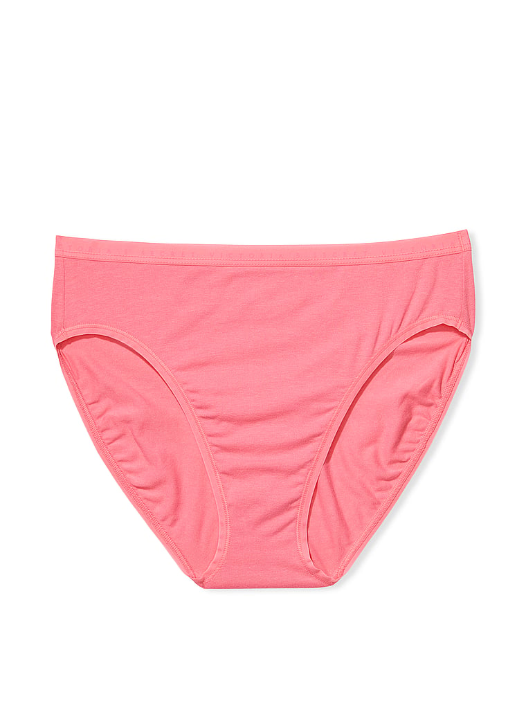 NWT Women's size L Victoria's Secret High-Leg Stretch Cotton Brief Panty