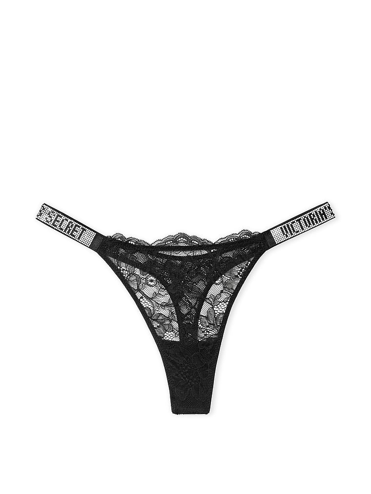 Shine Strap Lace Thong Panty - Panties - Victoria's Secret