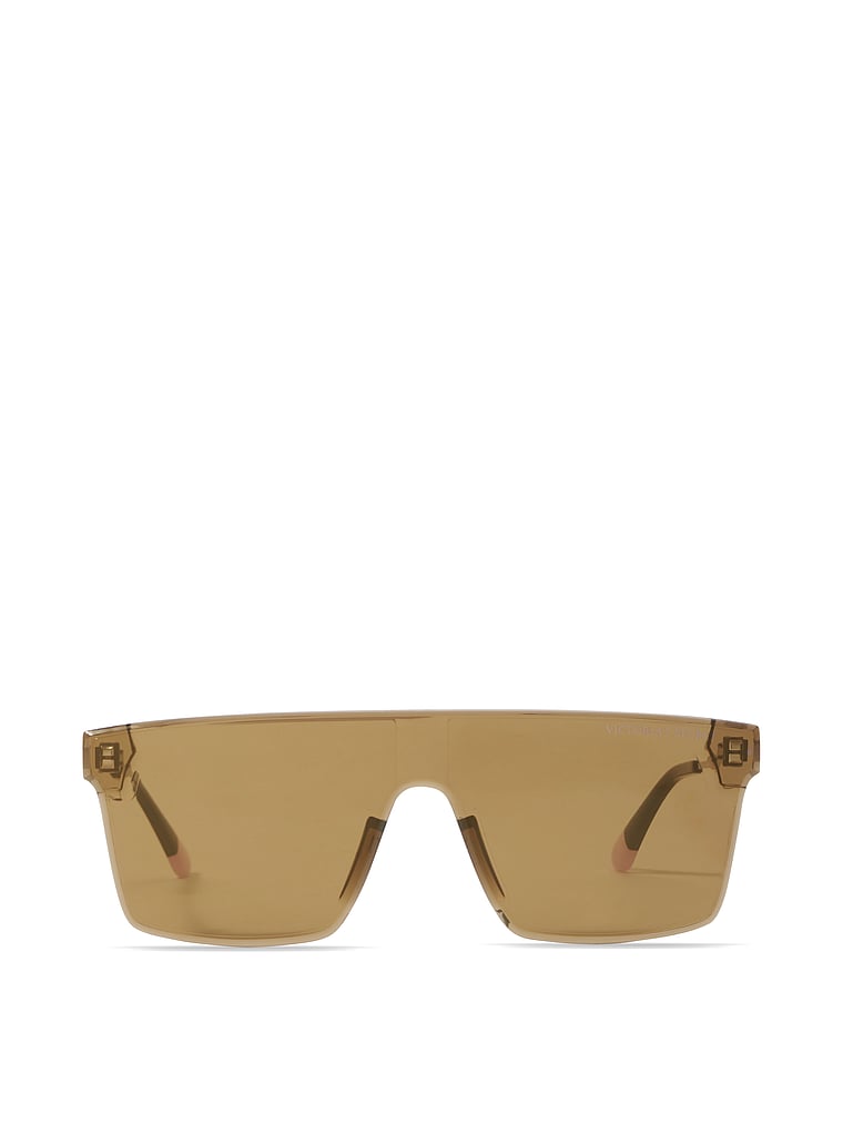 flat top shield sunglasses