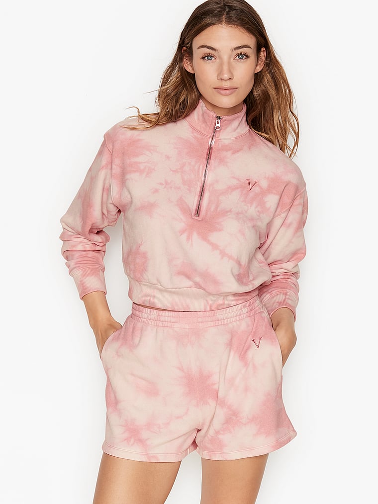 victoria secret half zip pullover