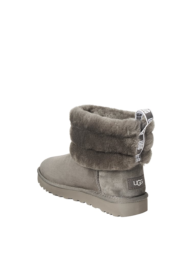 classic mini fluffy quilted boot