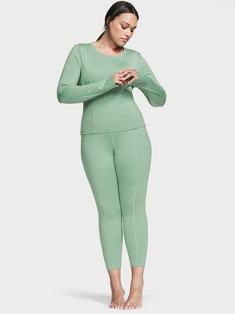 Essential Open-Back Long-Sleeve Top 