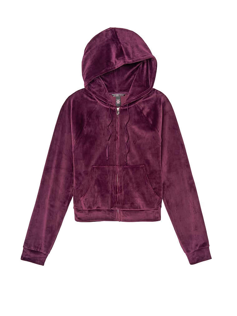 Velour Front Zip Hoodie Victoria S Secret