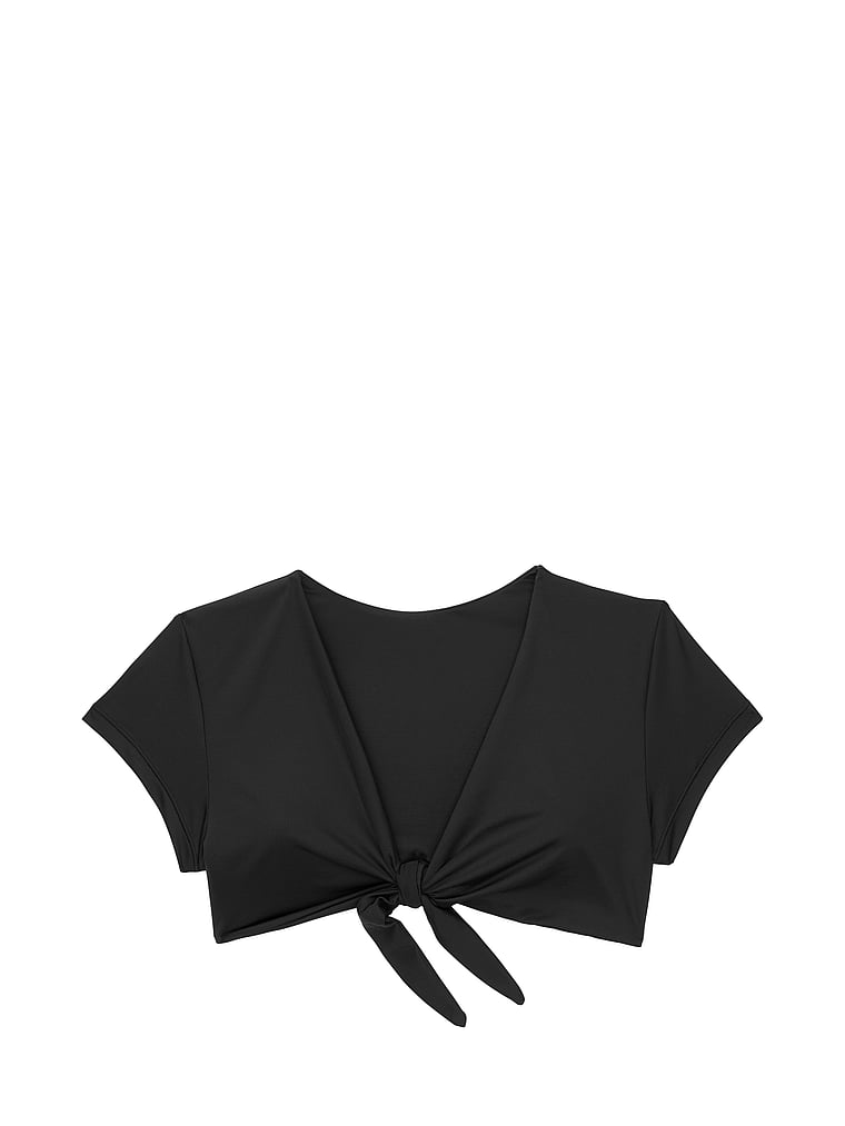 Front Tie Crop Top - Frankies Bikinis - vs