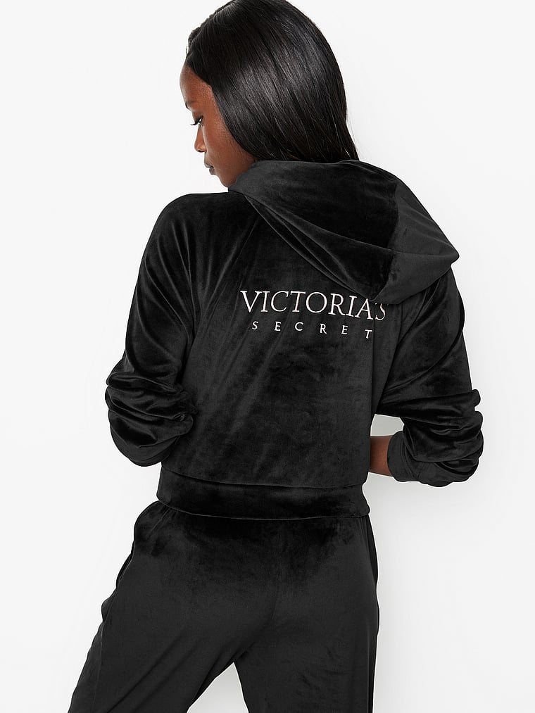Velour Front-zip Hoodie - Victoria's Secret