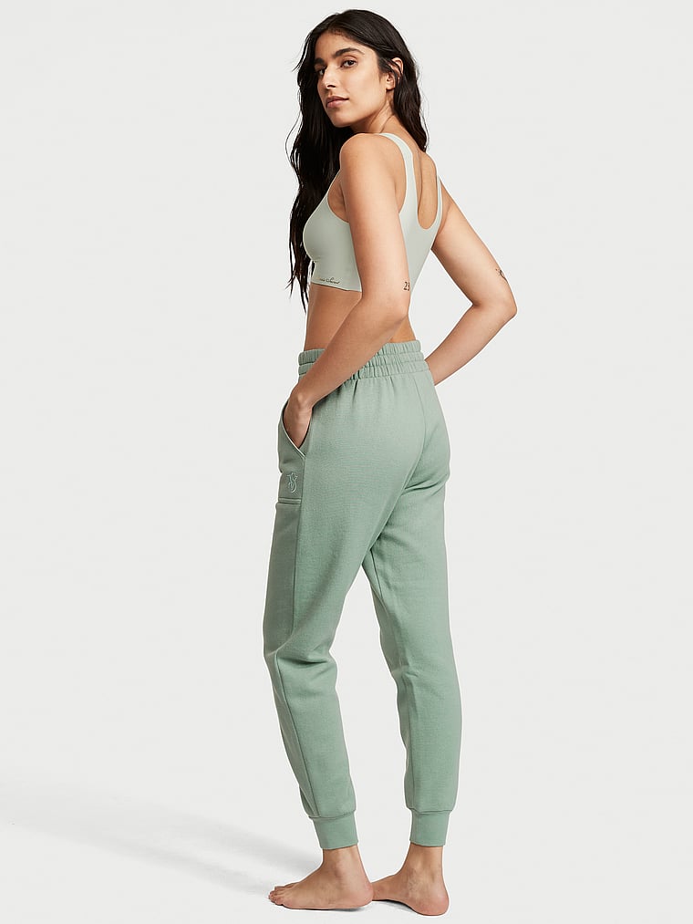 Cotton Fleece High-Rise Jogger 