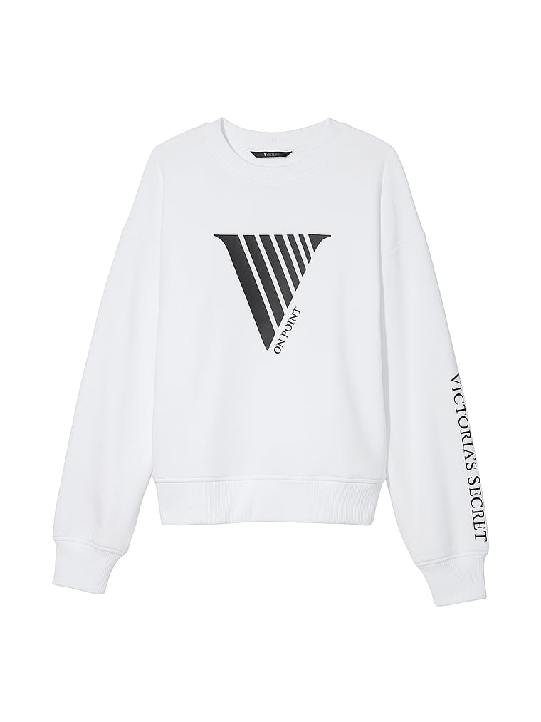 Stretch Fleece Crewneck Top - Victoria 